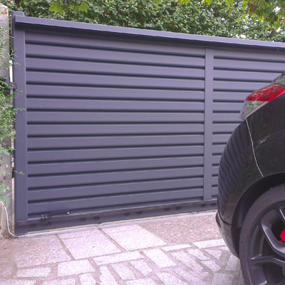 Porte de garage électrique en aluminium Porte de garage électrique en aluminium