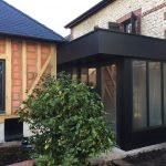 véranda aluminium noir