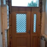porte mixte bois alu face intérieure