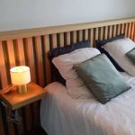 menuiserie rouen tête de lit en chêne